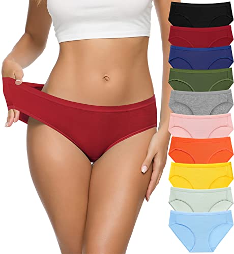 CULAYII Women's Bikini Panties - 10 Pack
