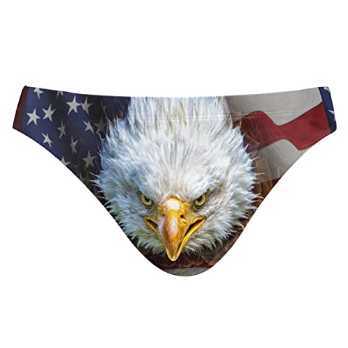 American Flag Swim Briefs: Patriotic and Playful Design