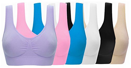 Comfort Workout Sports Bra Pack of 6 XL