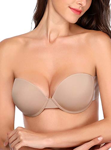 Strapless Self Adhesive Bra by JOATEAY