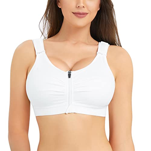 BRABIC Zip Front Compression Bra for Post Surgery Support