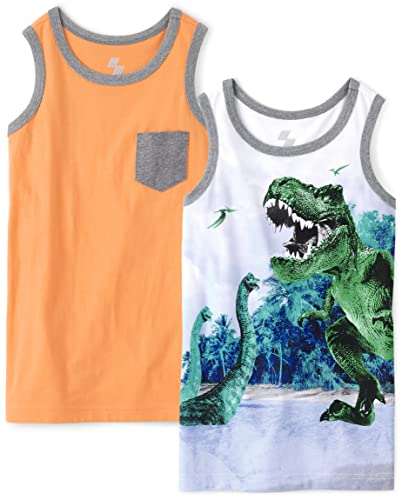 Dino-mite Boys' Pocket Tank Top 2-Pack - A Summer Must-Have