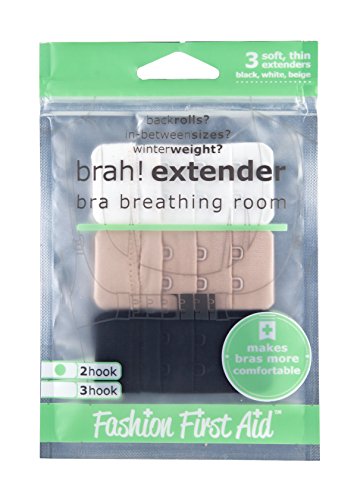 Fashion First Aid Bra Extenders: 2 Hook 3 Pack