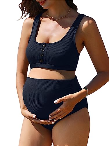 Summer Mae Maternity Ribbed Swimsuit