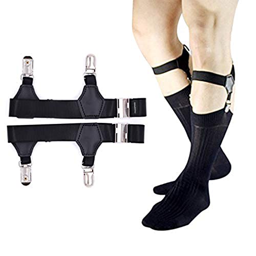 Mens Sock Garters Belt - Adjustable and Reliable Sock Suspenders