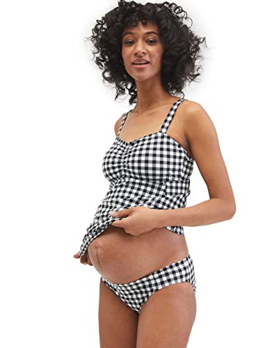 Maternity Keyhole Back Two Piece Swimsuit Tankini Set