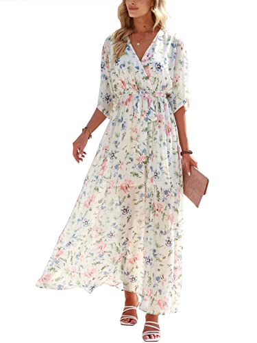 ANRABESS Women's Kimono Maxi Dress
