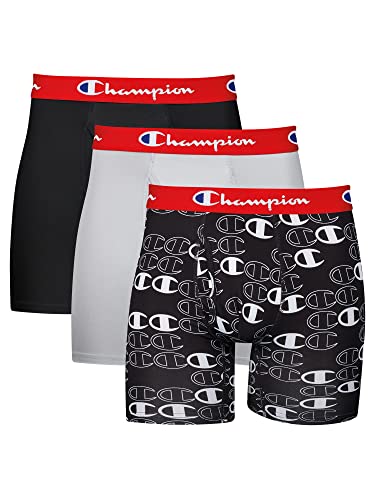 Champion Men's Breathable Boxer Brief (Pack of 3)