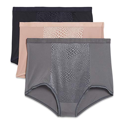 Warner's Women's Tummy-Smoothing Comfort Brief 3-Pack - Stylish and Supportive