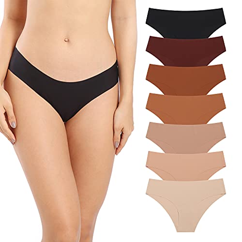 SHARICCA Seamless Cheeky Bikini No Show Panties - Comfortable and Invisible Underwear
