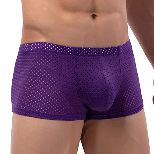 Stylish and Comfortable Men's Boxers with Sexy String Bikini Design