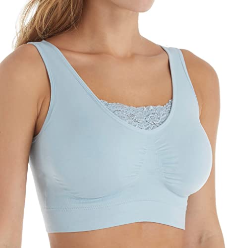 Ahh Seamless Bra with Lace Inset