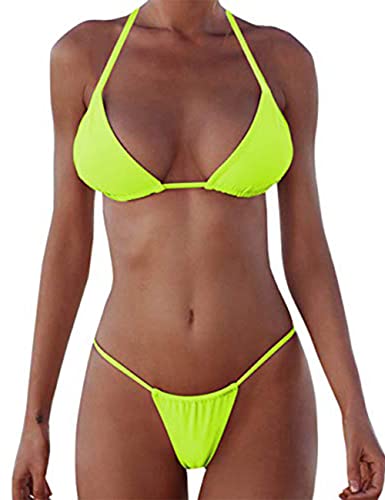 XUNYU Solid Brazilian Bikini Set
