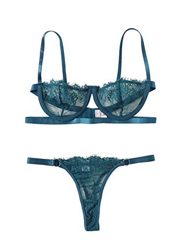 SheIn Lace Bralette and Panty Lingerie Set