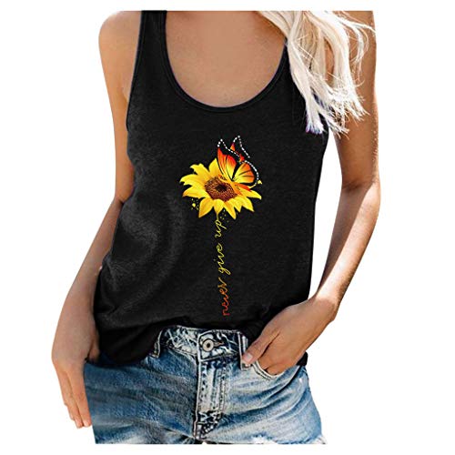 Womens Cotton Tank Top with Skull Hollow Out Vest