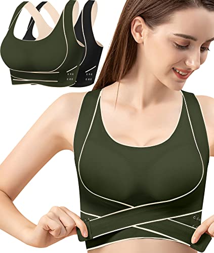 Wireless Push-up Bras with Posture Corrector Support