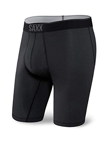 SAXX Quest Quick Dry Mesh Long Leg Fly Boxer Briefs
