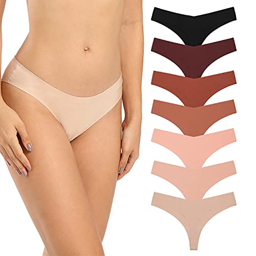 Comfortable and Invisible Thong Underwear - SHARICCA Women Seamless Thong