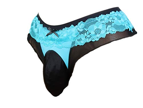 Men's Lace Underwear Thong Bikini Briefs