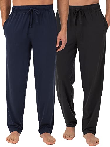 Fruit of the Loom Men’s Jersey Knit Sleep Pant (2-Pack)
