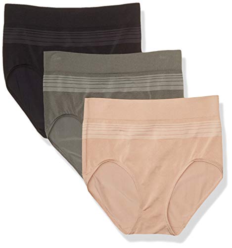 Warner's Blissful Benefits Seamless Brief Panty 3 Pack