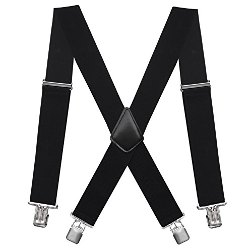 Mens X-Back Adjustable Suspenders