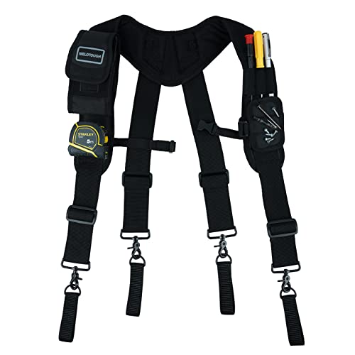 MELOTOUGH Magnetic Suspenders Tool Belt Suspenders
