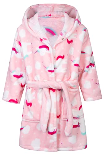 CROOUTN Kids Cartoon Hooded Bathrobe