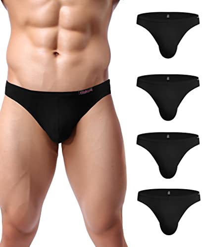 Avidlove Men Underwear Bikinis 4 Pack Briefs