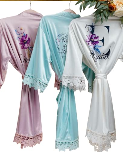 Bridesmaid Robes - Personalized Bridal Party Robes