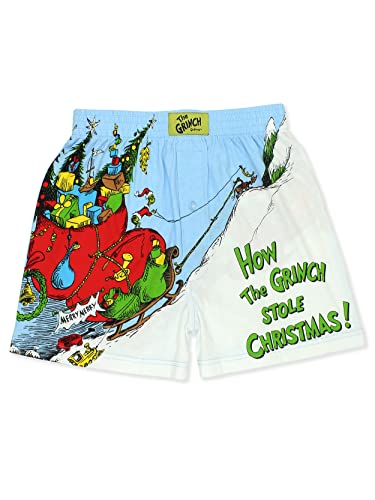 Dr. Seuss Grinch Button Fly Boxers