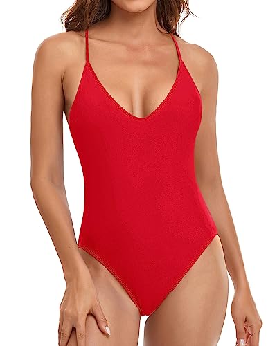 Tempt Me Red One Piece Swimsuit
