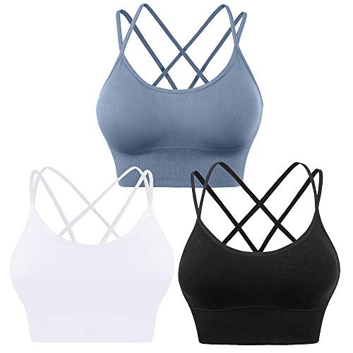 Stylish and Comfortable Cross Back Sport Bras for Women