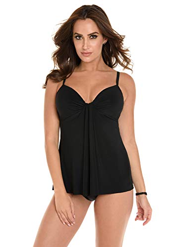 Miraclesuit Women's Swimwear Marina Sweetheart Neckline Underwire Tankini Top