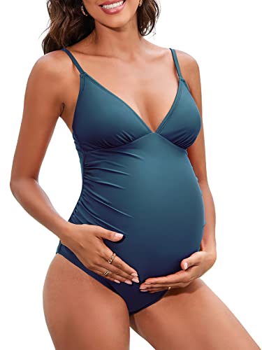 Maternity Swimsuit for Women One Piece Swimwear