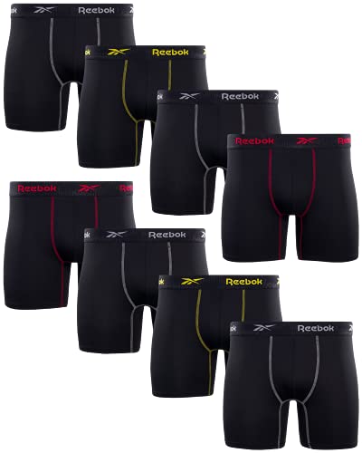 Reebok Men's Active Underwear - Sport Soft Performance Boxer Briefs