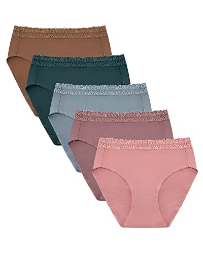 Comfortable High Waist Postpartum Underwear 5 Pack