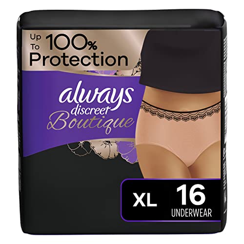 Always Discreet Boutique Incontinence Underwear