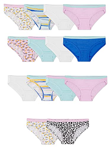 Girls' Big Cotton Bikini Underwear Multipacks