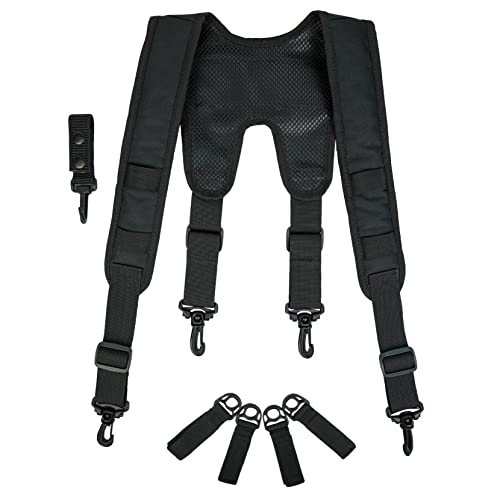 KUNN Tactical Suspenders - Evenly Distribute Weight for Comfortable Belt Support