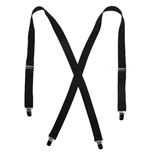 Women's Elastic Clip-End 1 Inch Basic Suspenders
