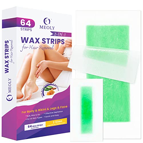 MEOLY Body Wax Strips for Hair Removal