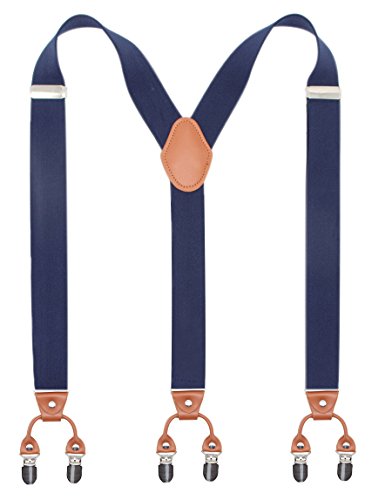 Bioterti Men's Y-Shaped Suspenders