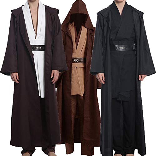 Adult Halloween Jedi Costume Tunic Robe Outfit