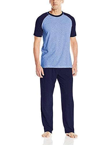 Hanes Men's X-Temp Pajamas Set - Blue (X-Large)