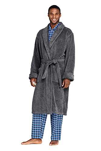 Lands' End Terry Robe - Soft, Absorbent, and Stylish