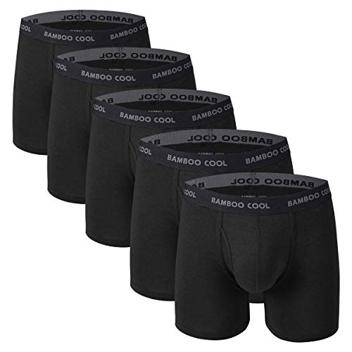 BAMBOO COOL Men's Underwear Boxer Briefs - Soft, Breathable, and Stylish
