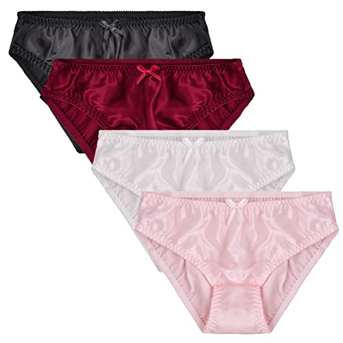 Silk Bikini Panties for Women (4-Pack)