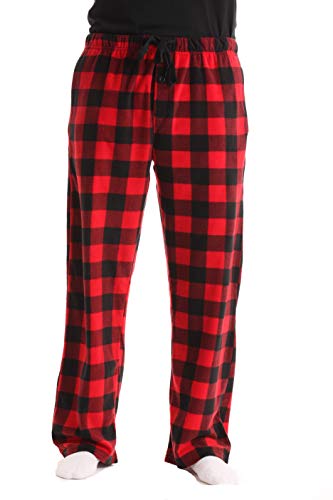 #FollowMe Men's Red Buffalo Plaid Pajama Pants