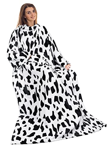 Catalonia Cow Print Wearable Blanket